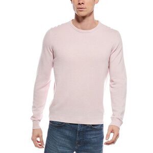 Mette Mens Cashmere Crewneck Sweater, Pink